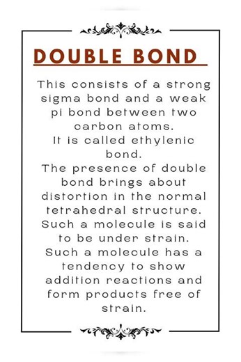 Double bond.