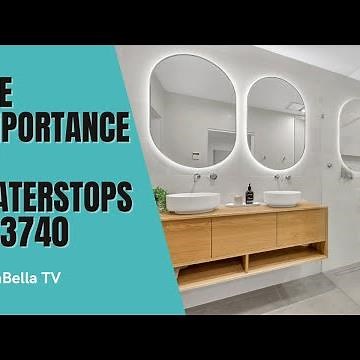 How to correctly install Waterstops in shower bases AS3740