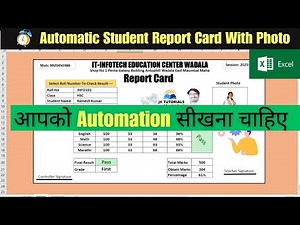 I Built an Automatic Report Card System in Excel