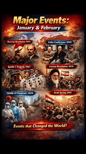 January & February Me Hui Badi Ghatnayein Jinhone Duniya Badal Di 🌍 | World Changing Events #Shorts