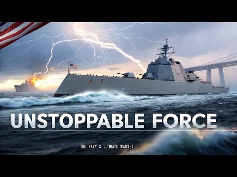 “Into the Open Ocean: Power and Glory of the U.S. Navy Warship ⚓🌅”
