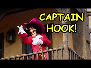 Pirate Shop! Meet Captain Hook! Disneyland Paris!