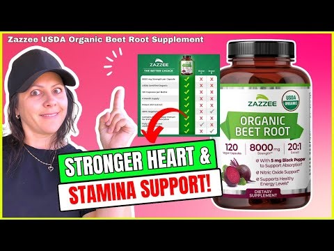 Zazzee Organic Beet Root 8000mg Review: Potent & Pure!