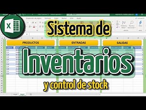 😱 Inventario en excel, entradas, salidas y CONTROL de stock. 2020