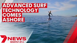 15K views · 18 reactions | Advanced technology is wiping out the way we think about surfing, with flying boards the new trend hitting Aussie beaches. Fitted with a propeller and a remote, anyone can surf, anywhere. But it's not as easy as it looks. 7NEWS at 6pm. More local news: 7news.com.au/news/qld #7NEWS | 7NEWS Brisbane | Facebook