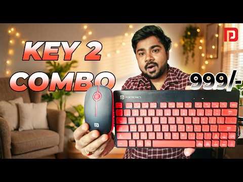 Best Wireless Keyboard Mouse Combo | Portronics Key2 combo | Unboxing review