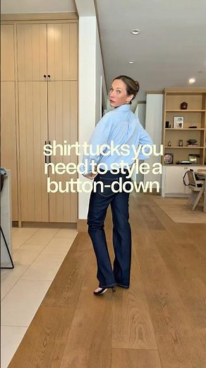 3 Ways to Tuck a Button-Down Shirt | Women Style Tips #styletips #ootd