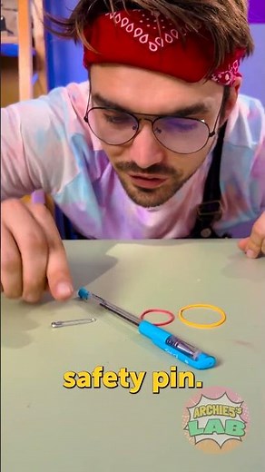 DIY a crossbow from a pen #shorts