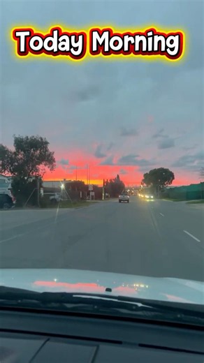 Adelaide Beautiful Sunrise 🌅 | WELCOME TO AUSTRALIA! ❤️ | #Shorts #Australia #trending