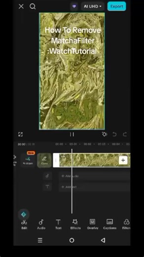 How to Remove Matcha Filter from Video (Matcha Trend)