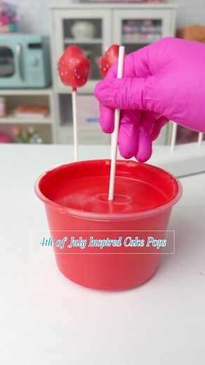 4th of July Inspired Cake Pops ✨ #cakepops #treats #dessert #4thofJuly | Jessica Sotelo