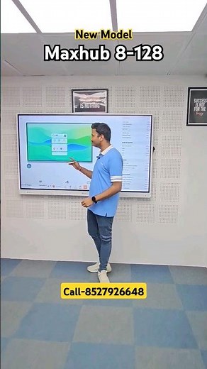 Maxhub Interactive Flat Panel I New Maxhub Digital board I 8-128 E2 Model