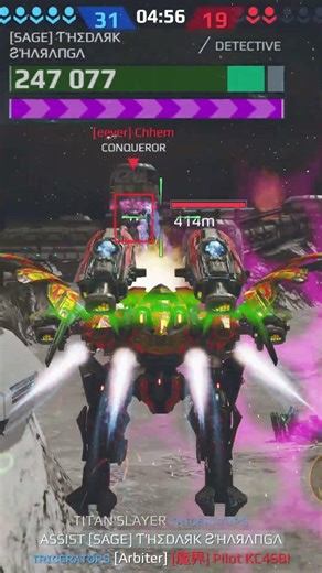 fafnir gets double titan slayer #pixonicwarrobots #warrobots