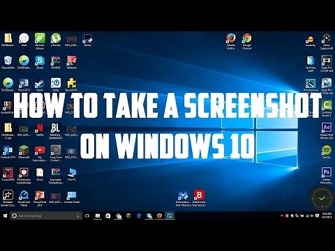 How to take a screenshot on windows 10