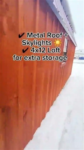 ❄️ 12x20 Board & Batten 6’ Barn – Built for Levittown, PA