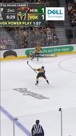 Vegas with a GOLDEN power play 🤩