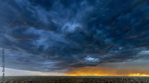 A timelapse of the center of a tornadic supercell shows the violent cloud structure and lightning needed to feed the cell, create a powerful inflow and ultimately form a tornado.