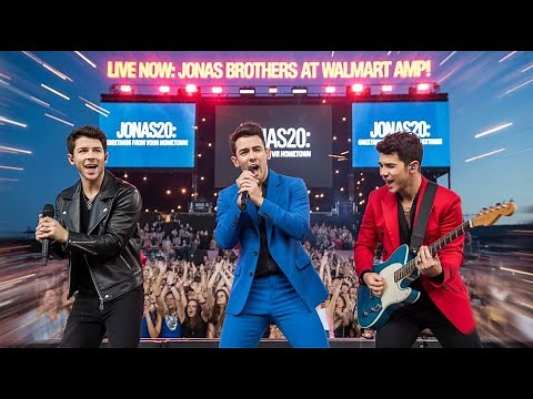 Jonas Brothers Live at Walmart AMP Rogers AR | JONAS20 Tour 2025 Full Concert with Boys Like Girls