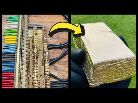 Dumpster Diving Brass Copper Bars - Trash To Treasure - ASMR Metal Melting - BigStackD Casting