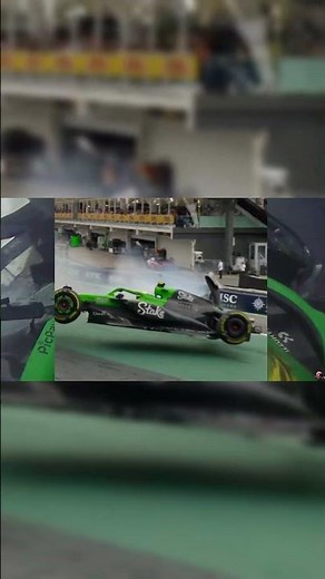 F1 Sprint Race Brazilian GP - Horrific crash in Bortoleto! 😧 #f1 #formula1 #news