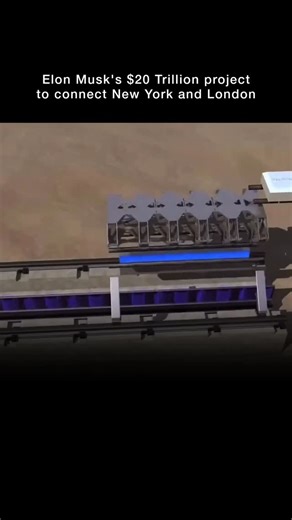 MacroGlide on Instagram: "Elon Musk floated the idea of a transatlantic Hyperloop-style tunnel years ago as a thought experiment rather than a funded project, claiming that a vacuum-sealed system could theoretically move passengers from New York to London in under an hour at a fraction of the cost of traditional rail megaprojects. The concept relied on pressurized pods traveling through near-vacuum tubes to reduce drag, but Musk later clarified it was more about pushing engineers to rethink tran