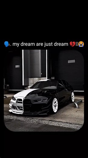 my dream are just dream 💔 viral short and status #bmw sad vibe super -x-editz bmw