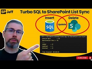 Turbo SQL to SharePoint List Sync (PowerShell PS1)