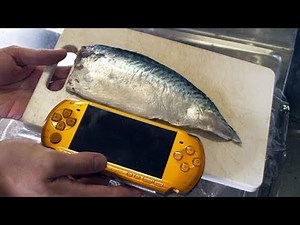 PSPと鯖の押し寿司奇跡のコラボレーション | Sushi that used PSP