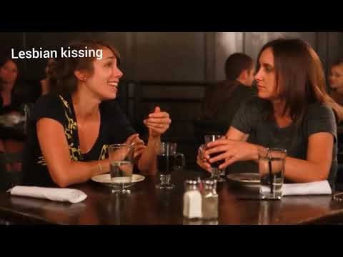 Lesbian kissing #008_ l girls passionate french