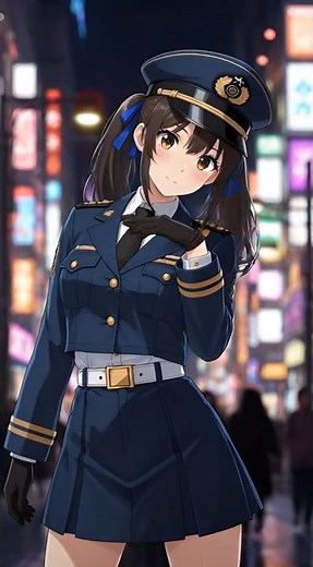 TG TF Animation: Boy into Police Woman