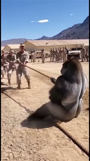 🤯 GORILLA DOMINATES! 🦍 Watch 12 Shredded Marines Get DEFEATED by ONE Silverback #animals #gorilla