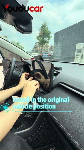 The whole process of upgrading the Toyota Rav4 with a 12.3-inch navigation system #manufacturer