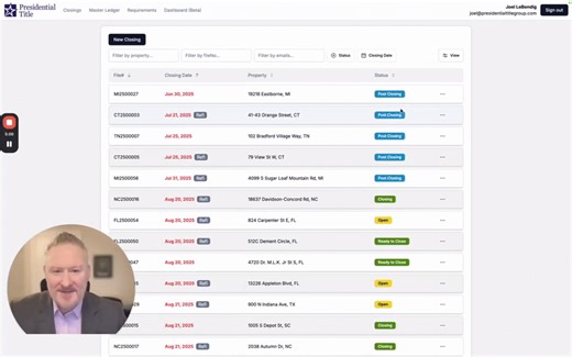 Presidential Title Platform Demo | Ben Tomkins MPM