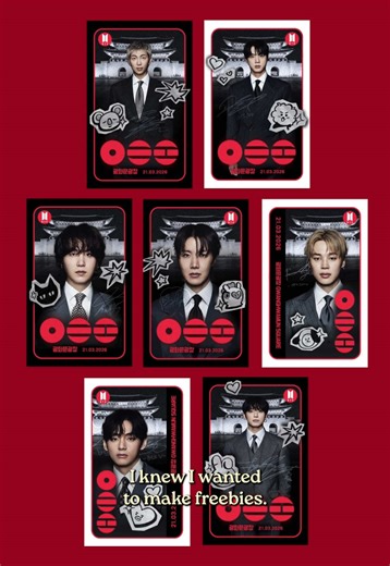 I made freebies for the BTS Comeback Show! @Netflix my first time seeing @BTS and it was in seoul…gonna go cry now bye #BTSLiveonNetflix #BTS_ARIRANG #bts