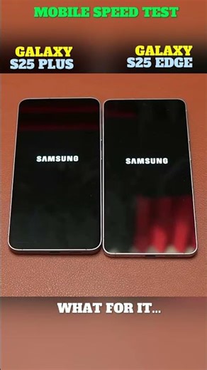 😱⚡ Galaxy S25 Plus VS Galaxy S25 Edge REAL SPEED TEST!!