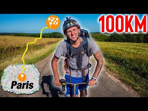 1 JOURNÉE POUR FAIRE 100km EN TROTTINETTE !!