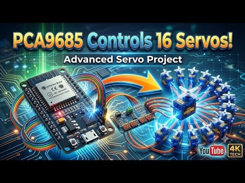 How to run Multiservos by PCA9685 with microcontroller 