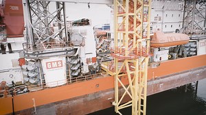 Osbit boat landing offshore gangway for GMS