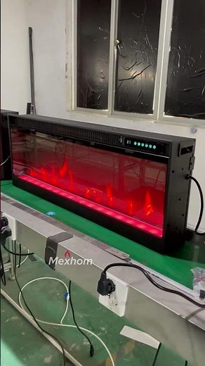 Electric fireplace with heating function. #fireplace #homedecor #interior #interiordesignideas