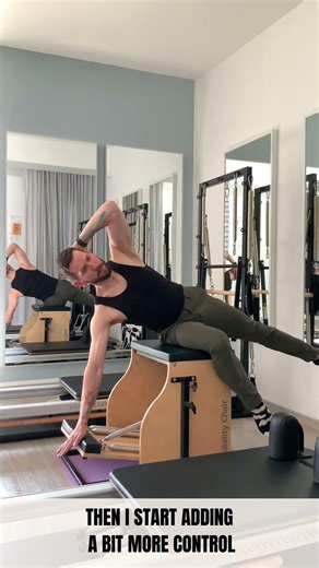 Simple Oblique Work on the Stability Chair