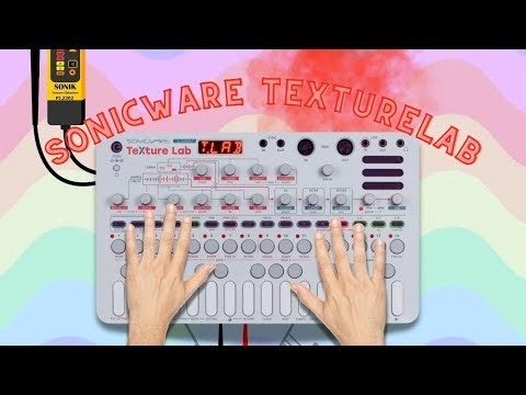 Sonicware Texture Lab granular synth in action