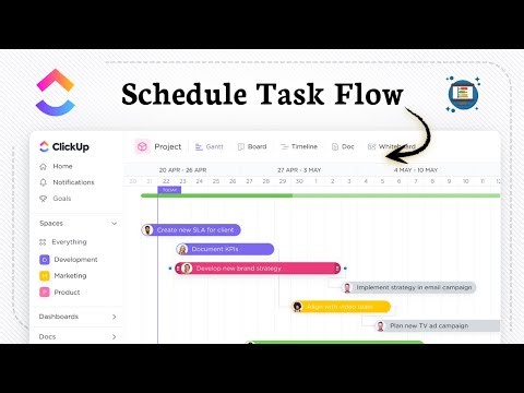 How to create a Gantt chart in ClickUp (Strategic Planning)