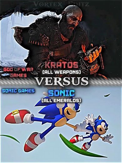 Kratos Vs Sonic