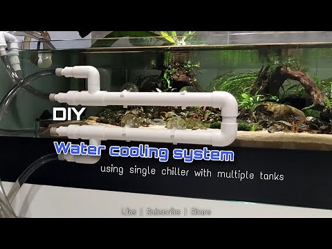 DIY Water cooling system - Single chiller with multiple tanks [Tutorial]