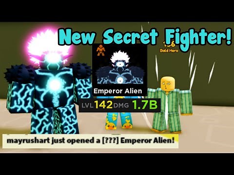Got New Secret Fighter Boros! Emperor Alien - Anime Fighters Simulator Roblox