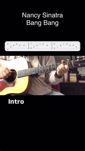 Valentin Walewska on Instagram: "Learn how to play Bang Bang - Nancy Sinatra Apprends Bang Bang - Nancy Sinatra #guitar #guitare #guitarlessons #guitarlesson #nancysinatra #bangbang"