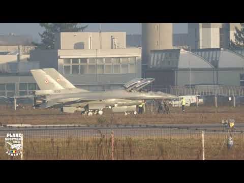 F16 Romanian Air Force - preparing and taxi.