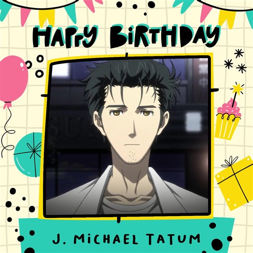 It’s J. Michael Tatum’s birthday 🎊 The performances he brings to characters like Erwin, Kyoya, and Okabe leave a lasting impression. More Erwin: https://on.rsani.me/3BA8vdn | Right Stuf Anime