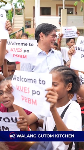 Binuksan ni Pangulong Ferdinand R. Marcos Jr. ang Walang Gutom Kitchen na nagbibigay ng libreng almusal at tanghalian araw-araw para sa mga mahihirap na pamilya. Ito’y bilang tugon sa problema ng involuntary hunger o pagkalam ng sikmura sa mga pamilyang tinaguriang ‘food-poor’. | Radio Television Malacañang - RTVM