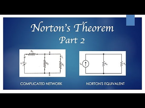 Norton's Theorem: Part 2 #circuitanalysis #dccircuits #nortonstheorem #networktheorem